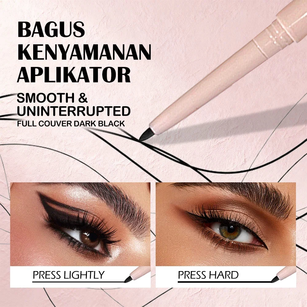Eyeliner Shadow Stick — Twist-Up Sharpener, Long-Wear Waterproof Smudge-Proof, Precise Matte Line & Blendable, Xmas & Winter