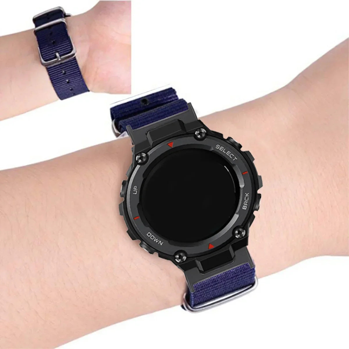 Nylon Band for Huami Amazfit T-rex 3/2 pro Watch Strap for Huami Amazfit T-rex Ultra Sport Belt Smartwatch Bracelet Accessories