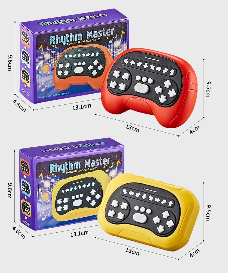Fast Music Rhythm Quick Push Game - Finger Dance Handheld Game for Hand-Eye Coordination - Halloween/Thanksgiving/Christmas Gift