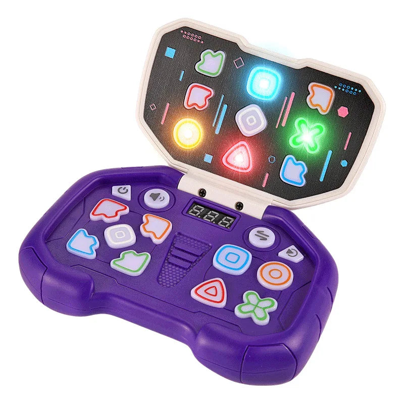 Push-button Quick Push Game Machine Toys Children Puzzles Decompression Music Level Games Breaking Handheld Flip Dancing Machine
