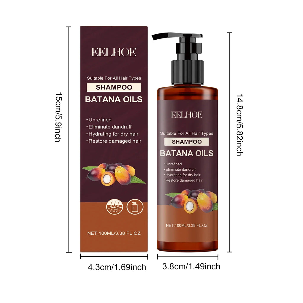 Batana Hair Shampoo Prevent Dryness Smoothing Reduce Spilt Ends Oil Control Nourishing Repair Cracked Hair Shampoo