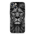 Luxury Transparent Phone Case For iPhone 15 14 13 12 11 Pro Max XS X XR 7 8 Plus Clear Cover Black Cheetah Tiger Lion Animals