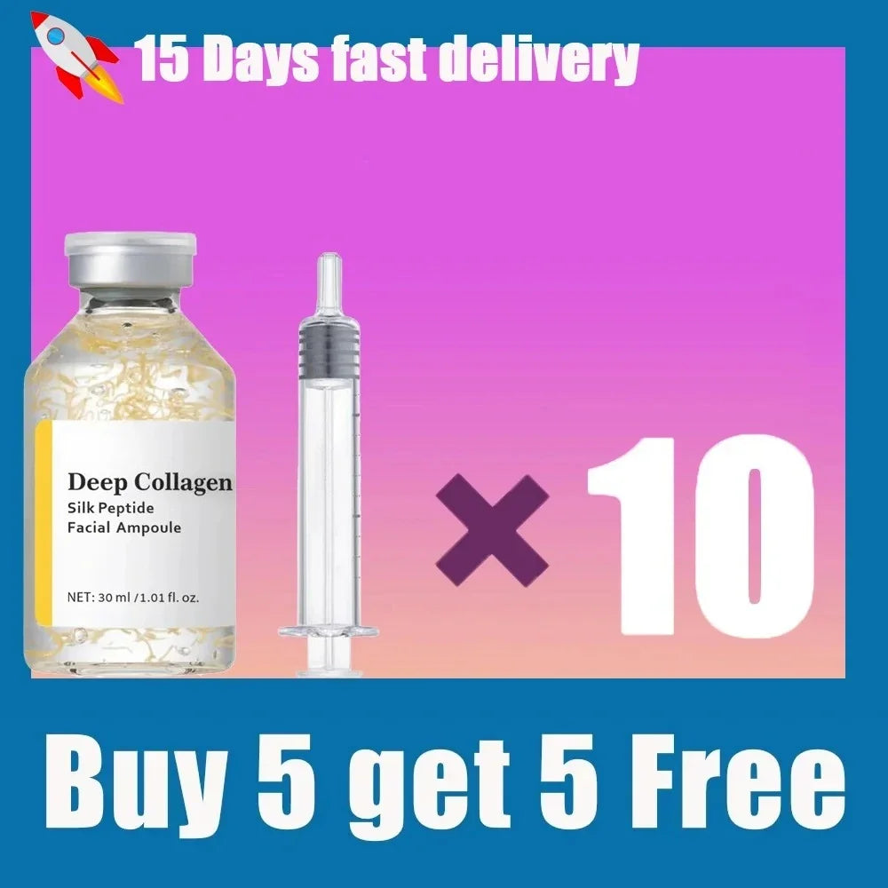 Silk Peptide Intensive Lifting Ampoule |Anti-Aging Serum For Face With Collagen & 30 Peptide Complex  Skin Tightening & Firming