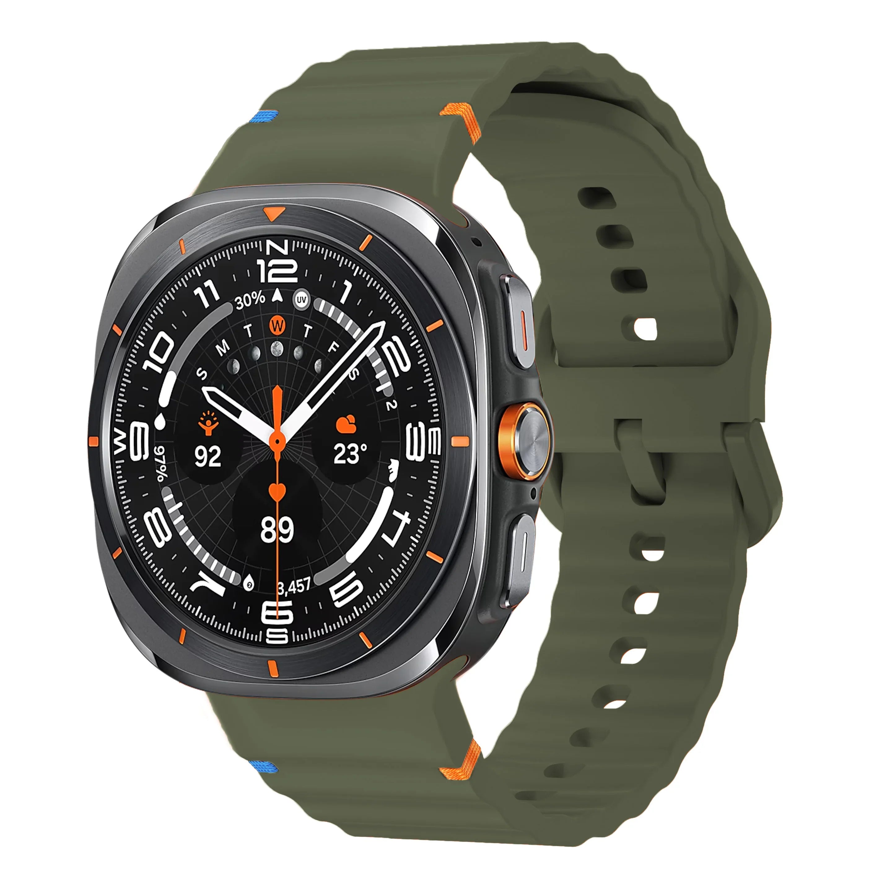 Original Strap for Samsung Galaxy Watch ultra strap 47mm Silicone Bracelet Galaxy Watch 5 pro/4/6 Classic/7 44mm 40mm 43 46 band