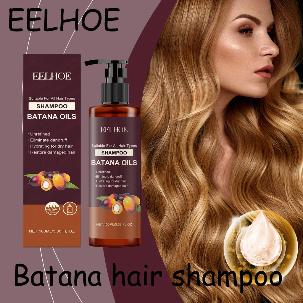 Batana Hair Shampoo Prevent Dryness Smoothing Reduce Spilt Ends Oil Control Nourishing Repair Cracked Hair Shampoo