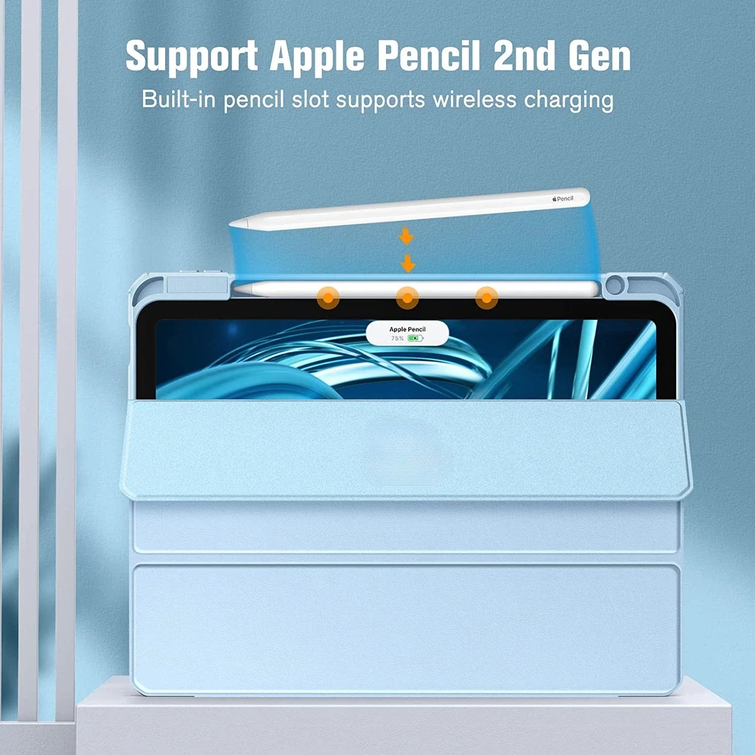 iPad Case 10.2 9th 8th 7th 10 10th Generation Pro 11 13 2024 12.9 2022 Cover Pencil Holder Funda For iPad Air 5 4 10.9 Cases