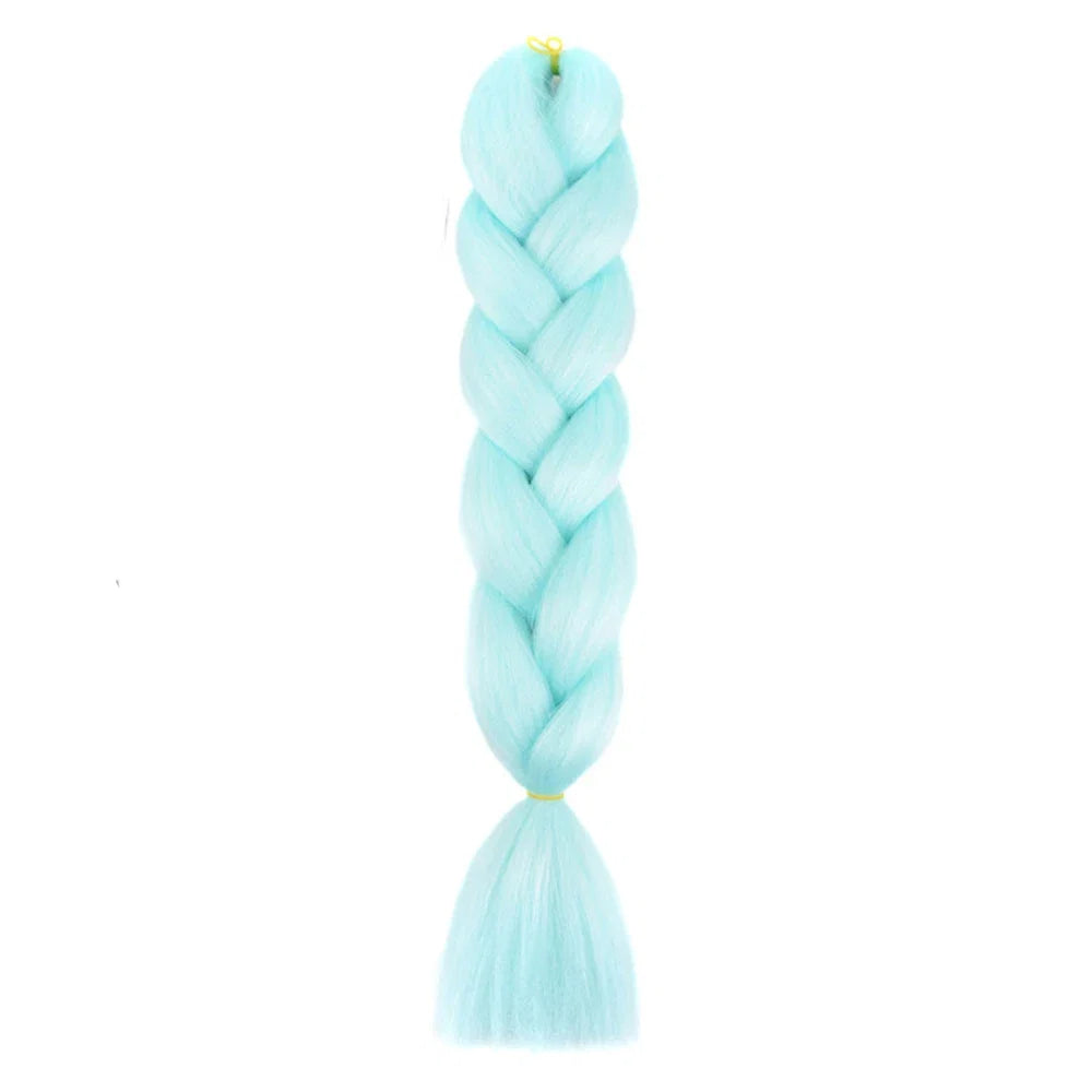 AZQUEEN 24 Inch Jumbo Braids Extensions Synthetic Braiding Hair Afro Ombre Color kanekalon Hair for Children Braid