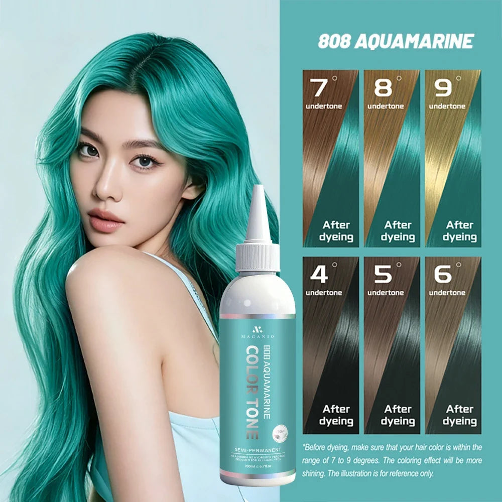 200ml plant-based hair dye, long-lasting color, easy to apply, covers gray hair, repairs damaged hair, and is easy to color.