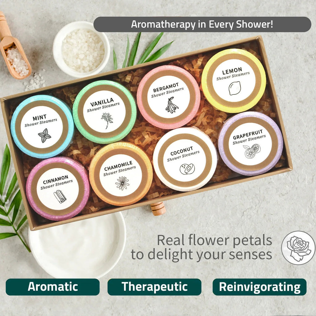 8Pcs Bath Salt Tablets Set, Natural Relaxing Spa Bath For Bathtub, Body Care Suitable For Women And Men, Home & Hotel