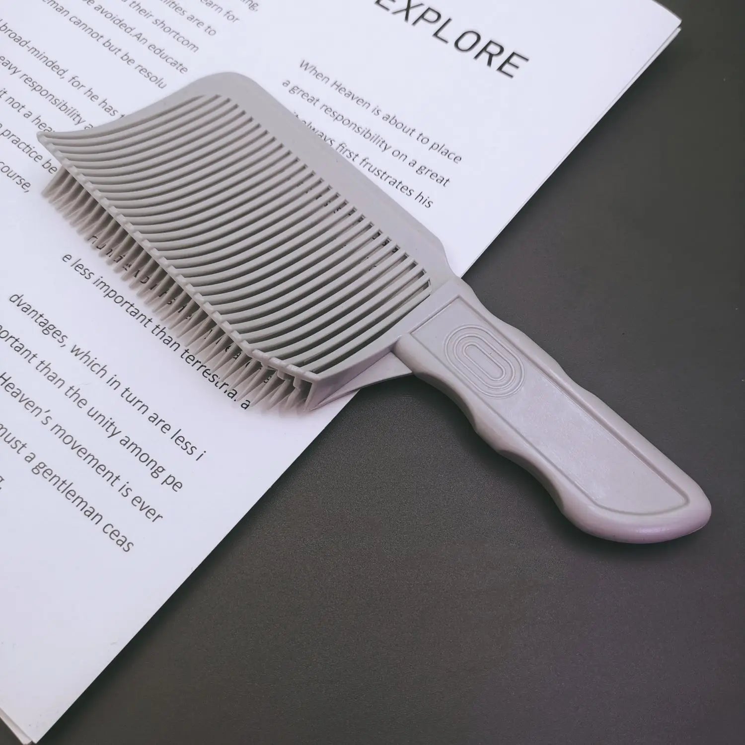 1/3Pcs Barber Hair Comb Kit Flat Top Hair Cutting Fading Stying Fade Comb  Men Fade Brush Salon Hair Tool Accessories
