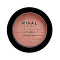 Rival de Loop Makeup Powder, Soft Texture Cheek Blush for Natural Healthy Glow - No:02 Hibiscus