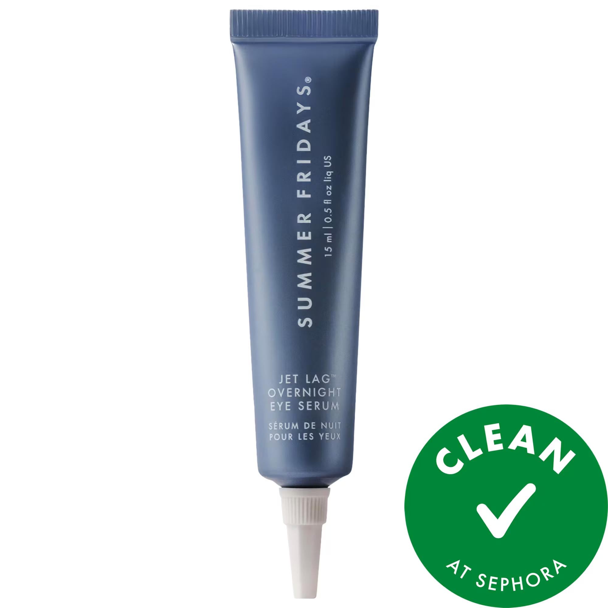 Jet Lag: Gentle Retinol Blend Overnight Eye Serum - Reduce Fine Lines, Wrinkles, & Puffiness with Hydrating Formula | Cruelty-Free