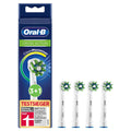 Oral-B CrossAction Clean Maximizer Electric Toothbrush Replacement Heads (4-Pack) - Superior Plaque Removal, Compatible with Most Oral-B Handles