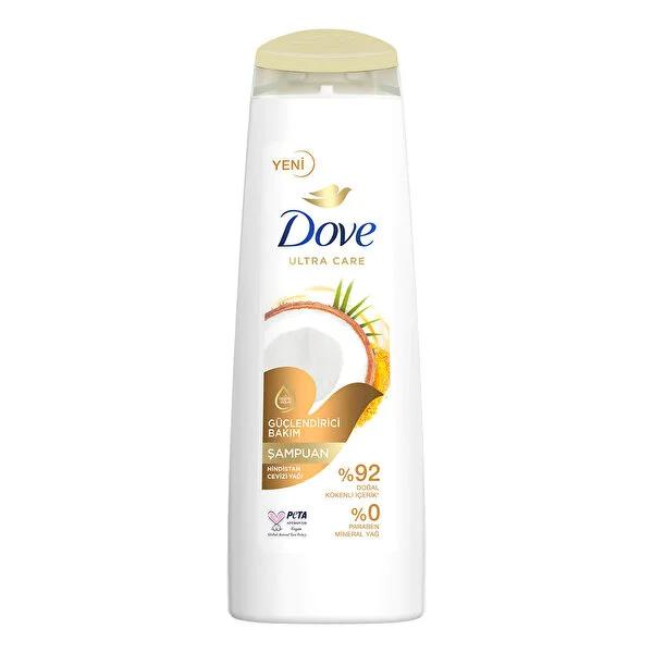 Dove Natural Coconut Oil Shampoo for Weak Hair - 13.53 fl oz, Vegan, Cruelty-Free, Recyclable Packaging