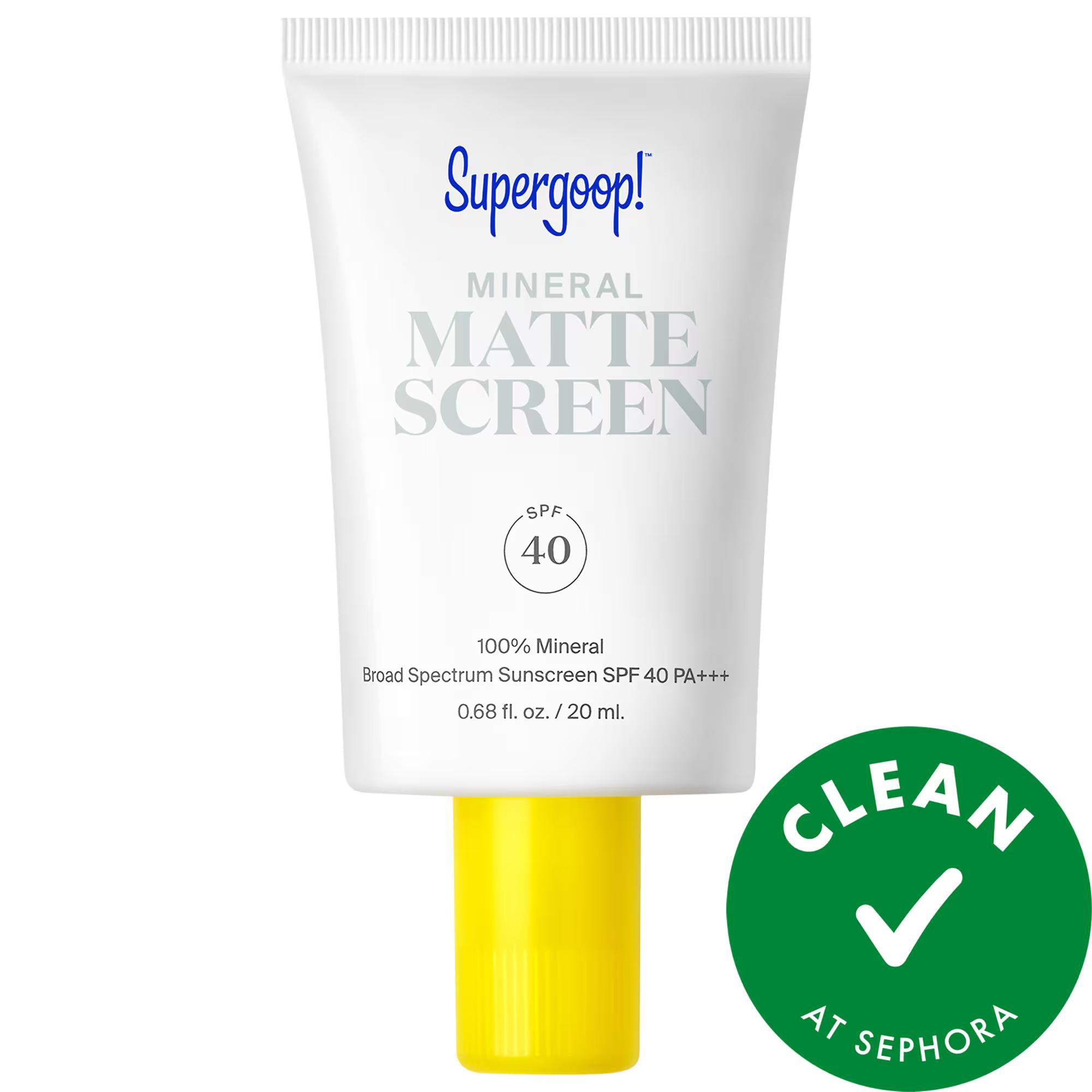 Drunk Elephant 100% Mineral Mattescreen Sunscreen SPF 40 - Mattifying Tinted Mineral Sunscreen for Normal to Oily Skin, Vegan & Cruelty-Free