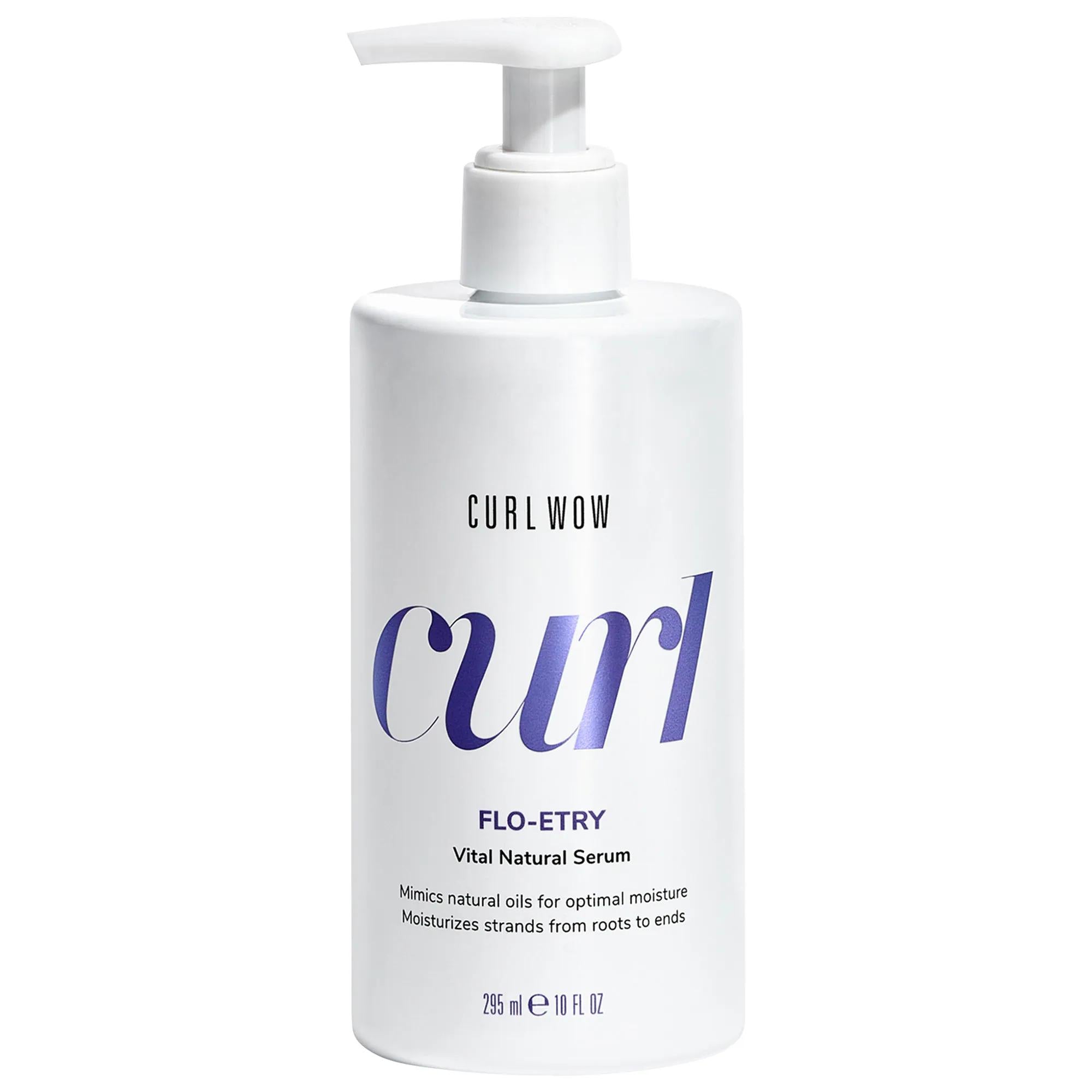 Curl Wow Hydrating Hair Serum for Curly & Coily Hair - Natural, Vegan, Cruelty-Free, Frizz Reduction & Moisture