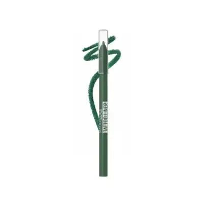 Maybelline New York Tattoo Liner Gel Eyeliner - 817 Vivid Green, Waterproof, Long-Lasting, Easy Application