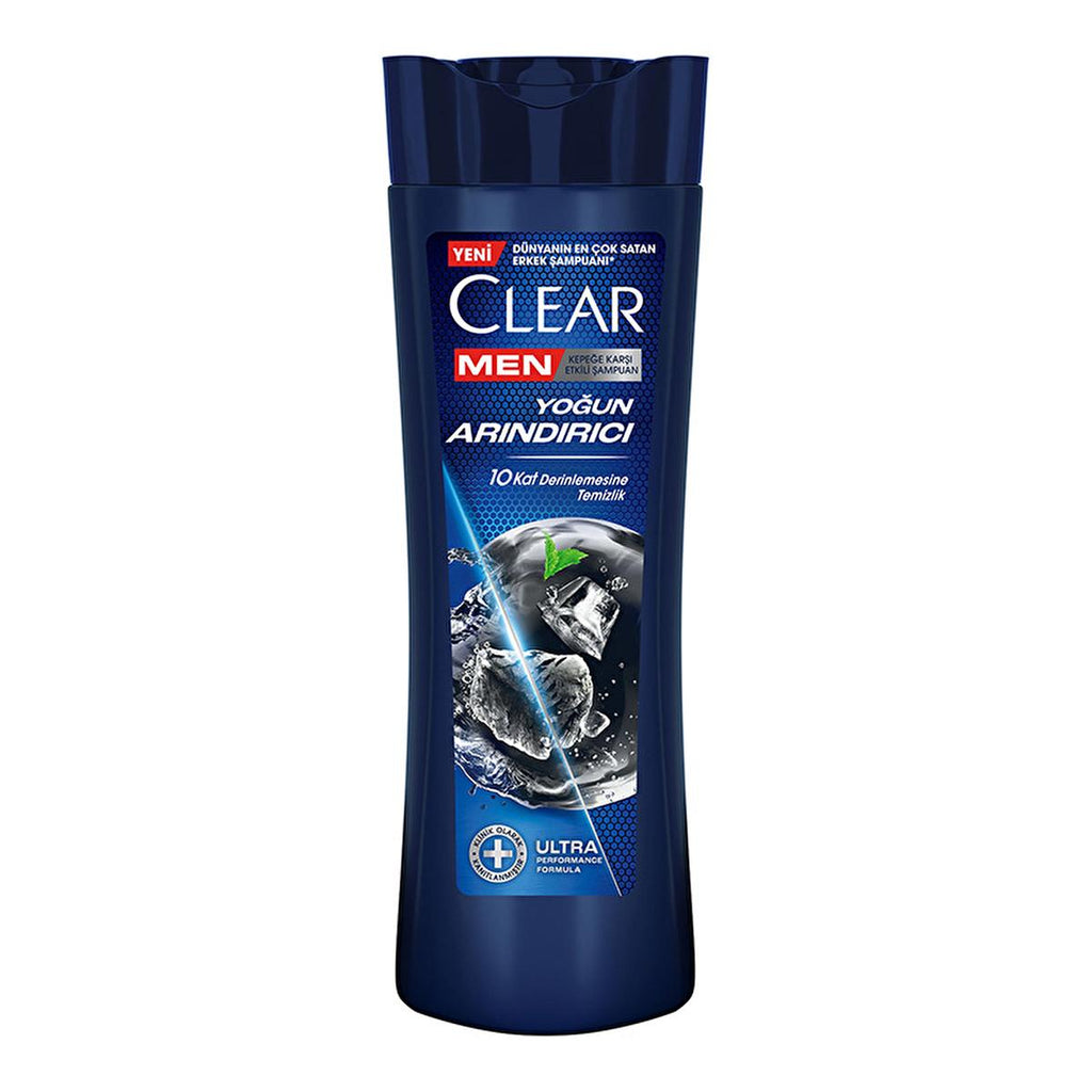Clear Men Charcoal Dandruff Shampoo - Deep Cleansing Formula for Men | 350 ml
