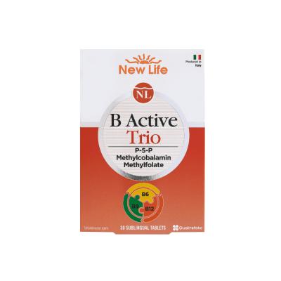 New Life B Active Trio Dietary Supplement for Nutritional Support and Energy - 30 Capsules