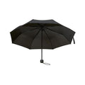 Ideenwelt Mini Black Compact Umbrella for Effortless Rain Protection - Portable, Lightweight, and Convenient