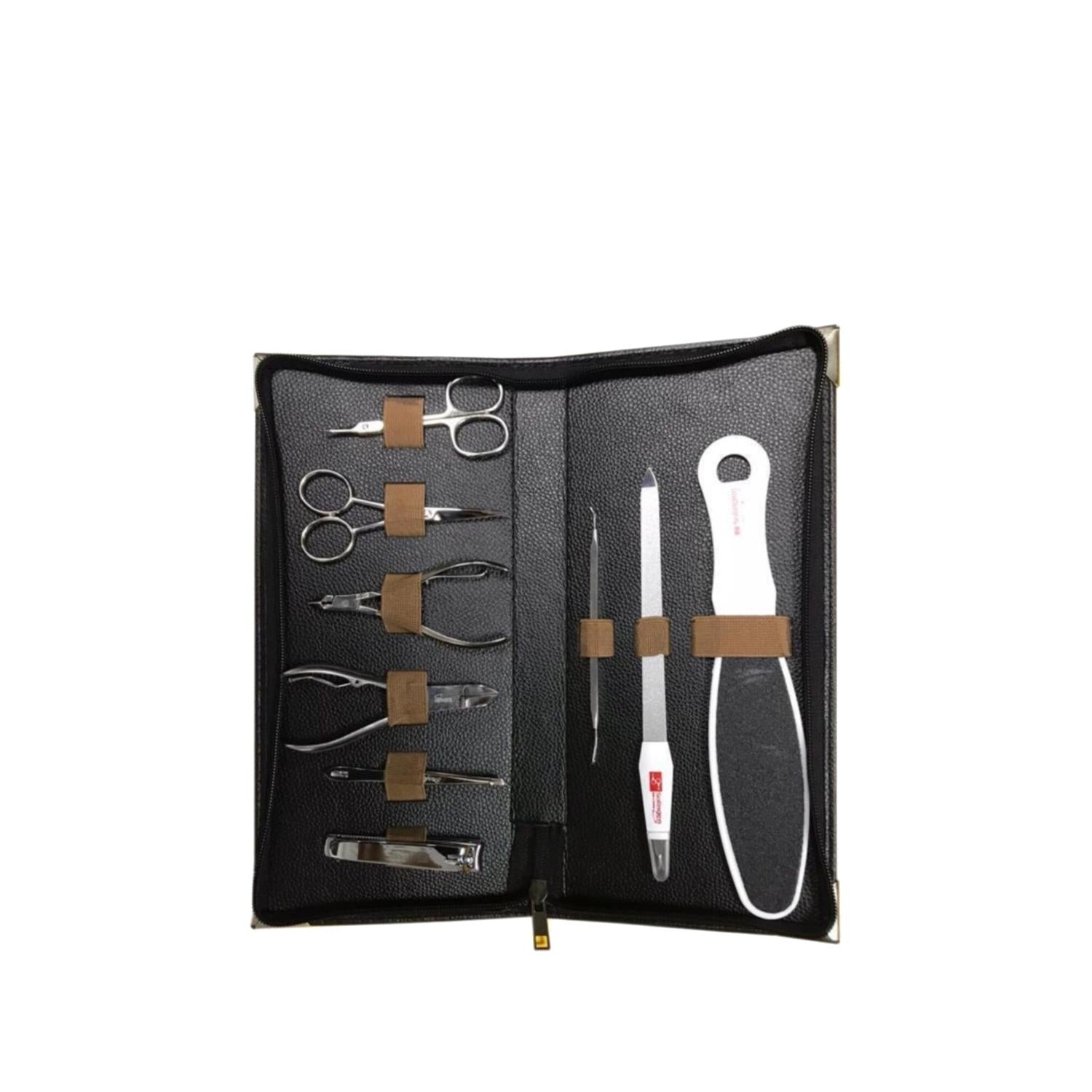Solingen Manicure and Pedicure Set FR-194 - Professional Nail Care Tools for Salon-Quality Results at Home