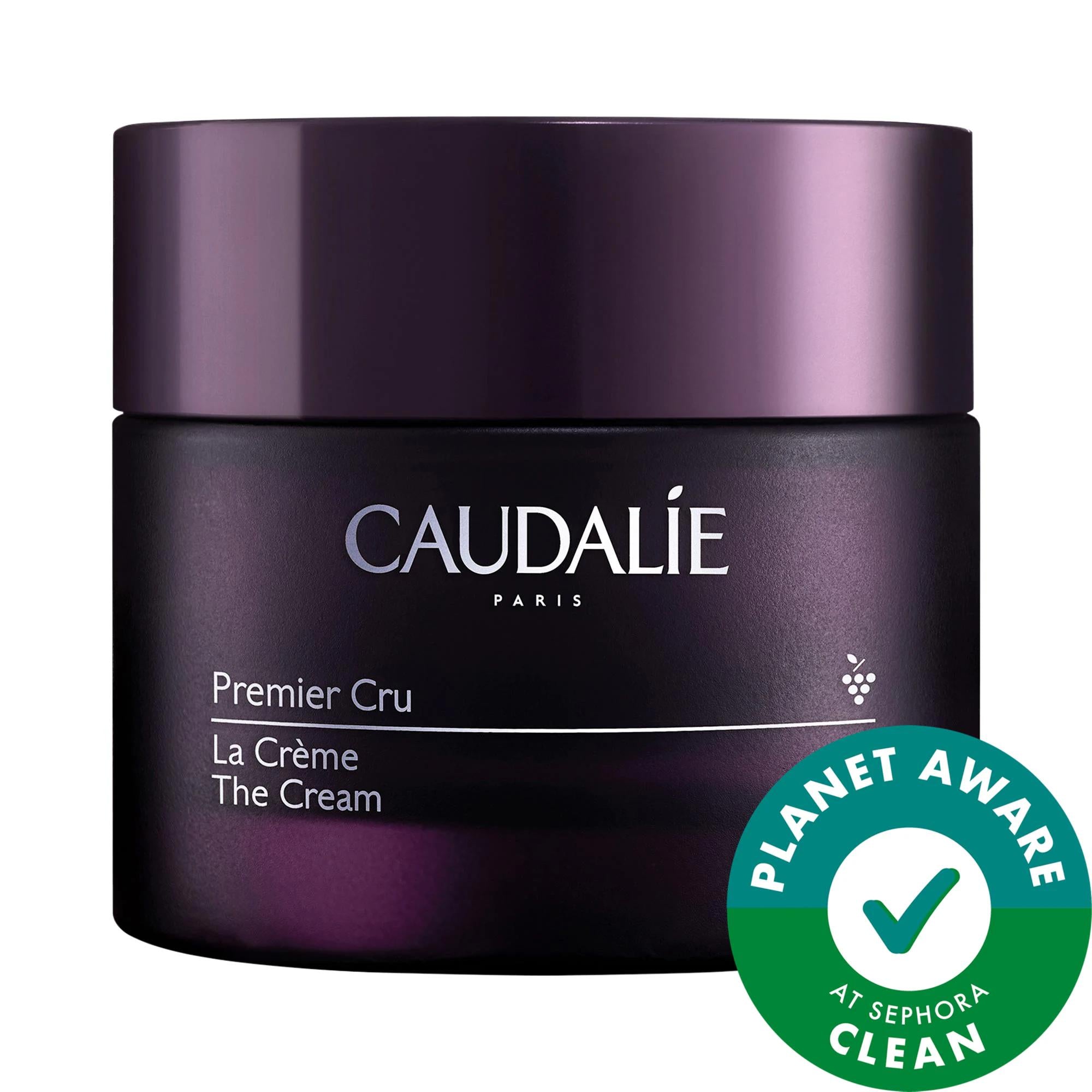 Caudalie Premier Cru Anti Aging Cream Moisturizer with Hyaluronic Acid - Vegan, Cruelty-Free Anti-Aging Face Cream
