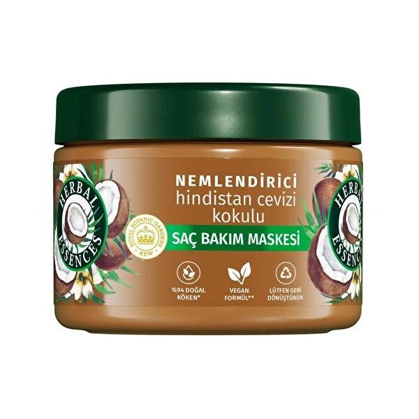 Herbal Essences Coconut Hair Mask - Moisturizing, Vegan, 10.14 fl oz