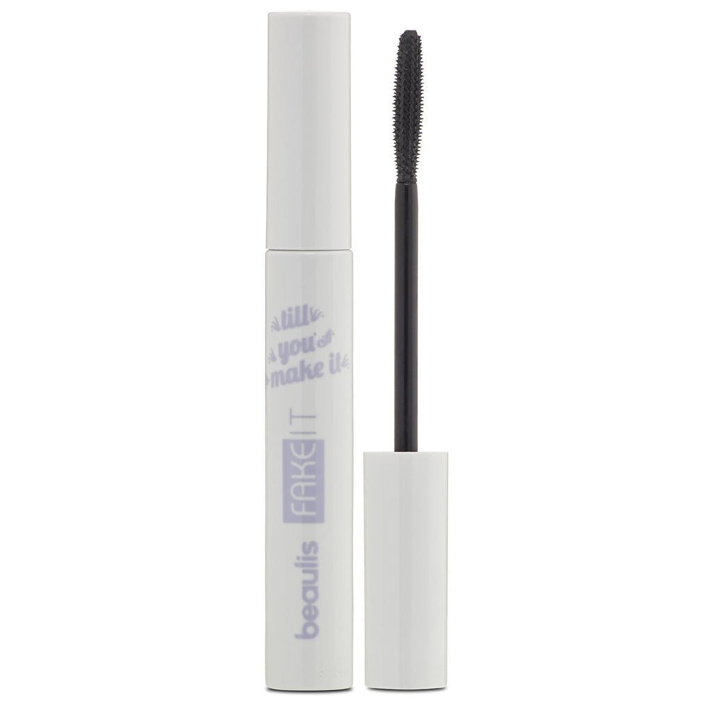 Beaulis Fake It Mascara: Volumizing, Lengthening, Smudge-Proof Black Mascara for Dramatic, Long-Lasting Eyelashes