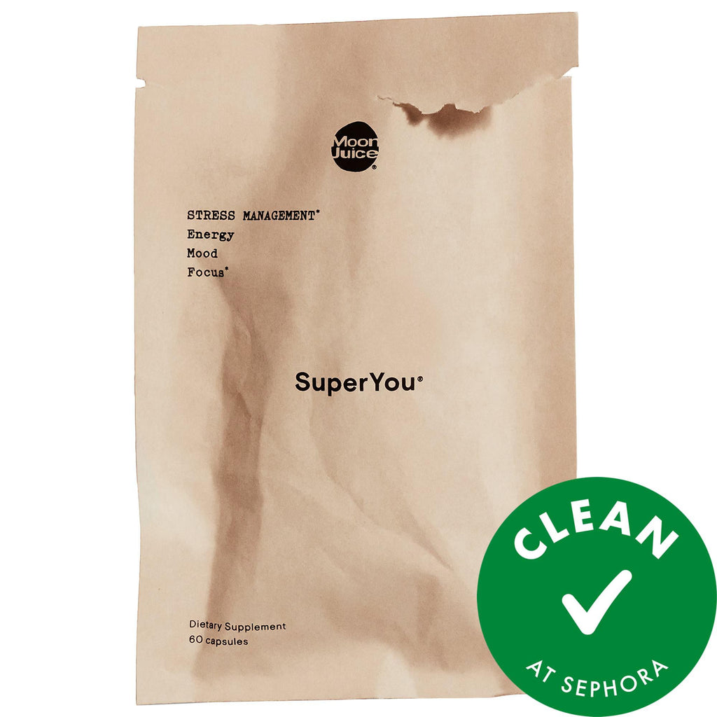 SuperYou Daily Stress Management Refillable Supplement - Clinically Proven Adaptogenic Herbs for Energy, Focus, and Mood Enhancement