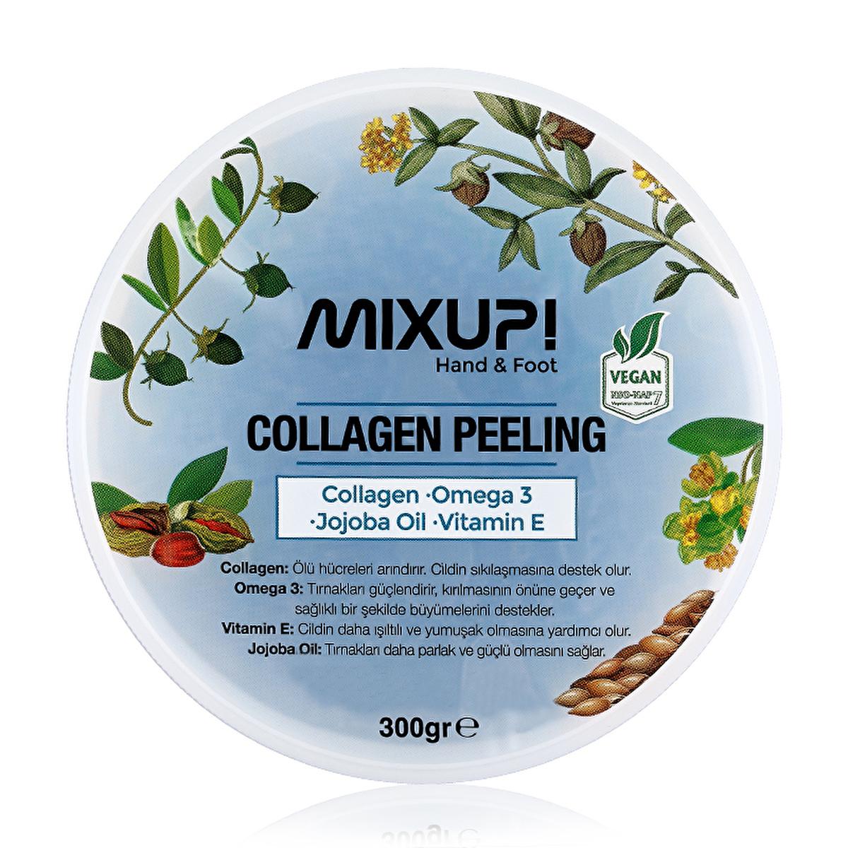 Mixup Hand & Foot Collagen Peeling for Healthy Nail Growth & Skin Exfoliation - 300g