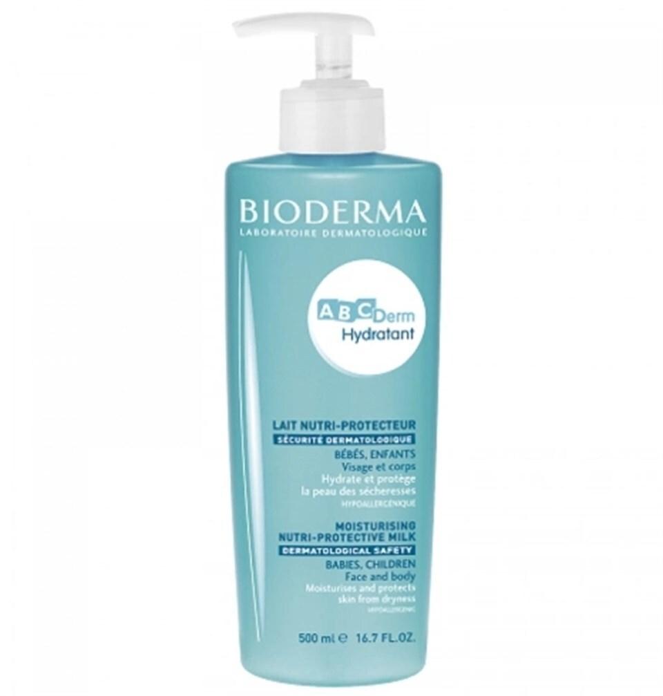 Bioderma Abcderm Hydratant 500ml - Hypoallergenic Baby Moisturizer, Fragrance-Free Skincare for Sensitive Skin