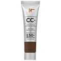 IT Cosmetics CC+ Cream Full Coverage Color Correcting Foundation SPF 50+: Hydrating, Anti-Aging, Natural Finish, Covers Redness, Acne Scars