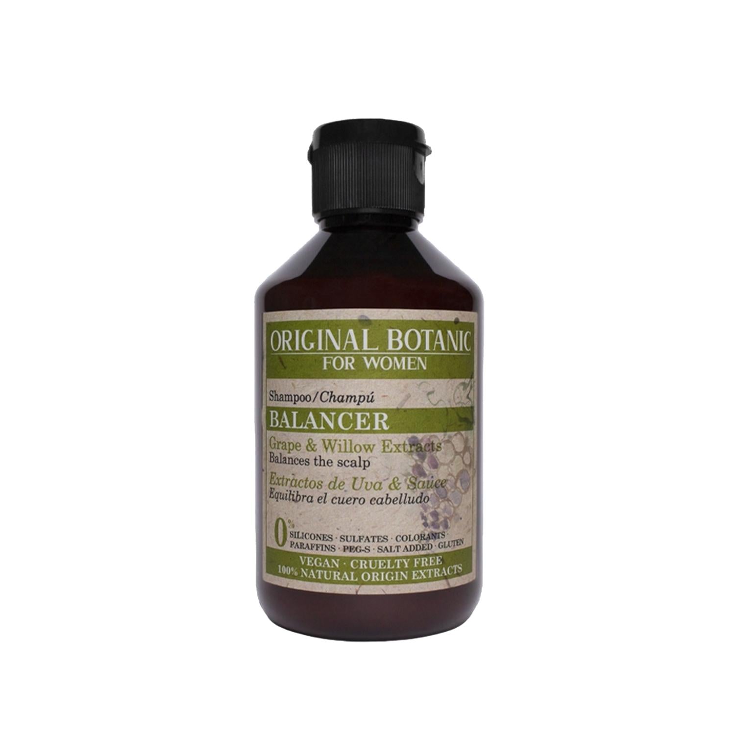 ORIGINAL BOTANIC Vegan Shampoo for Women - Deep Cleansing, Cruelty-Free Hair Care, 8.45 fl oz