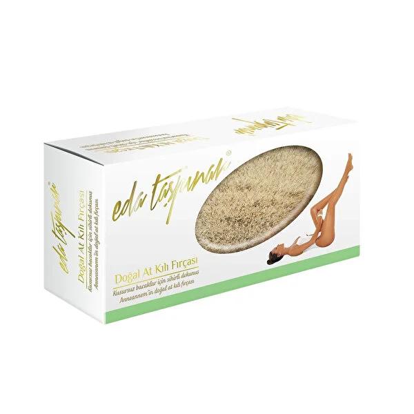 Eda Taşpınar Natural Horse Hair Brush - Body Massage Tool | 1 Count