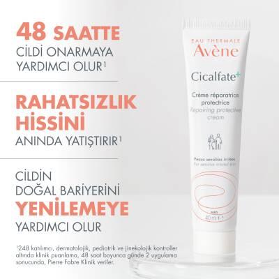 Avene Cicalfate Repair Cream 40ml - Soothing Moisturizer for Sensitive Skin, Newborns to Adults