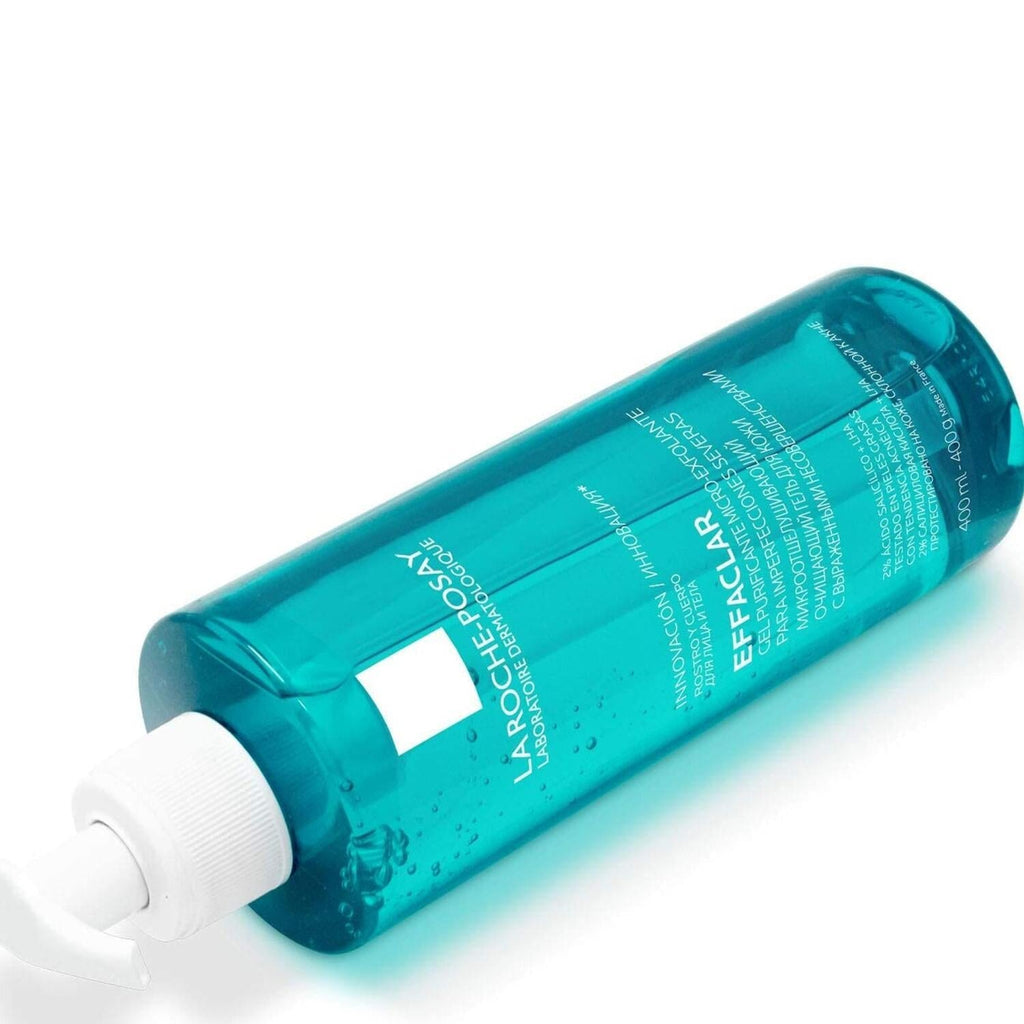 La Roche-Posay Effaclar Micro-Peeling Facial Cleanser - 400ml - Acne Treatment, Gentle Exfoliation for Smoother Skin