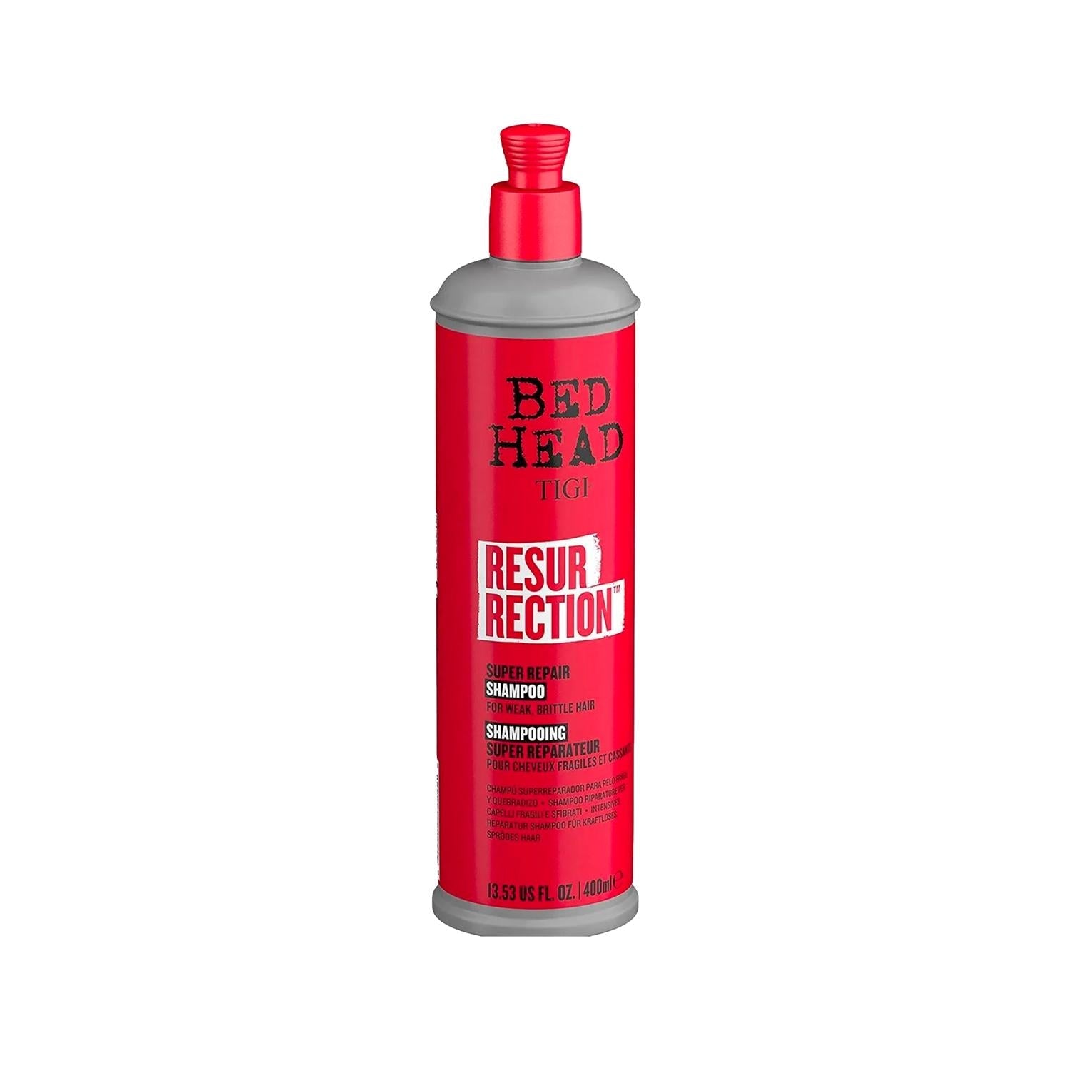 Tigi Bed Head Resurrection Moisturizing Shampoo 400ml - Hydrating Hair Care for Dry or Damaged Hair
