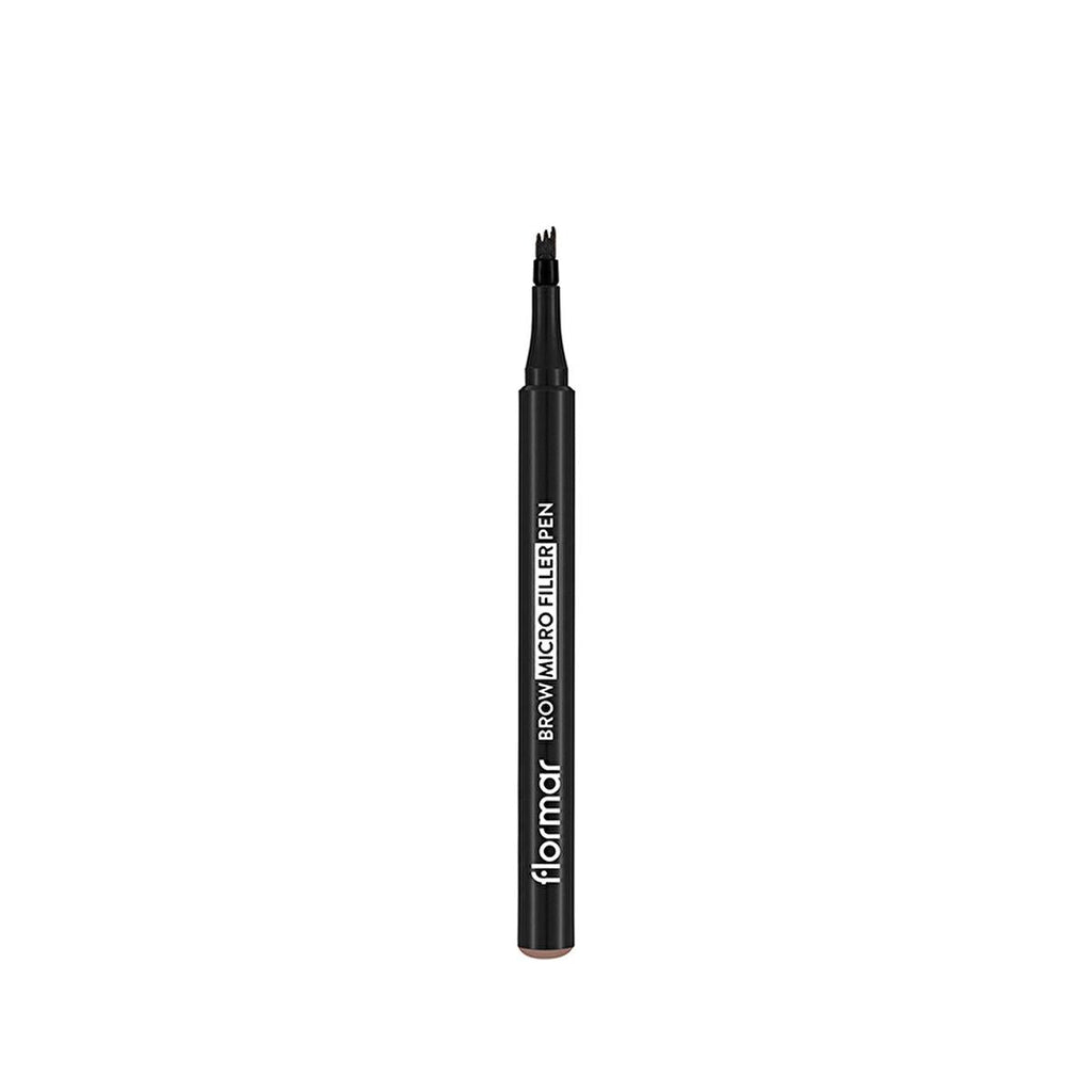 Flormar Brow Micro Filler Eyebrow Filler Pen - Liquid Eyebrow Pencil for Fuller Brows, Natural Look, Long-Lasting