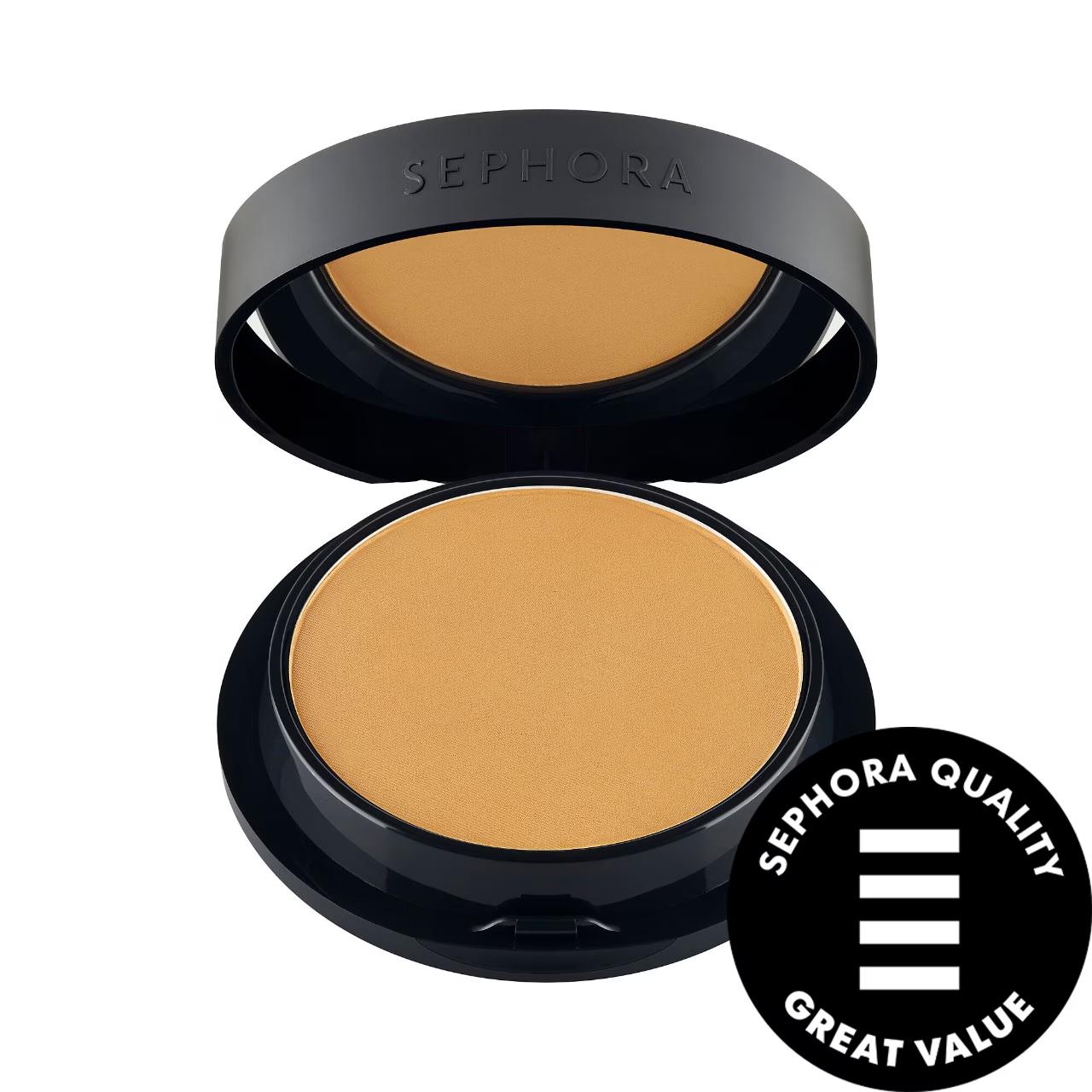Best Skin Matte Powder Foundation - Long-Wearing, Medium-to-Full Coverage Makeup for Flawless Skin