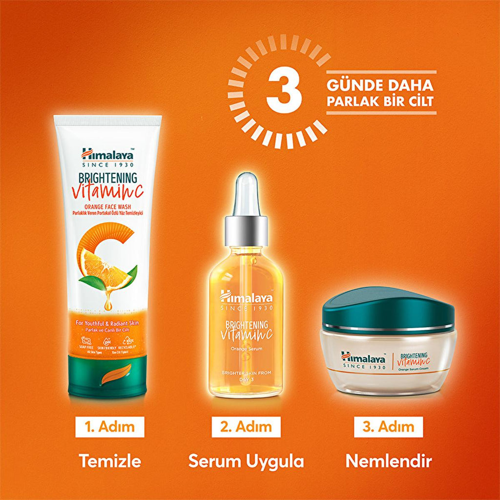Himalaya Vitamin C Face Cream with Serum - Hydrating, Brightening, Natural Skincare for All Skin Types