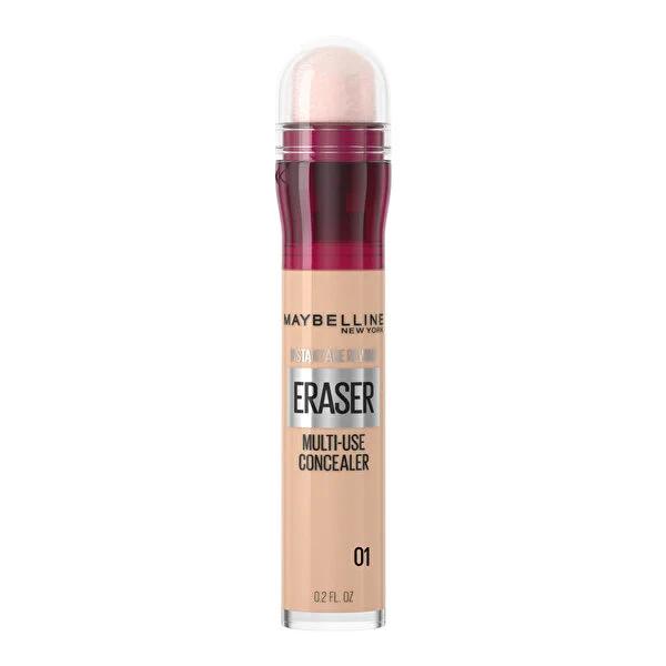 Maybelline Instant Anti-Age Eraser Concealer - High Coverage, Anti-Aging Formula with Goji Berry Extract