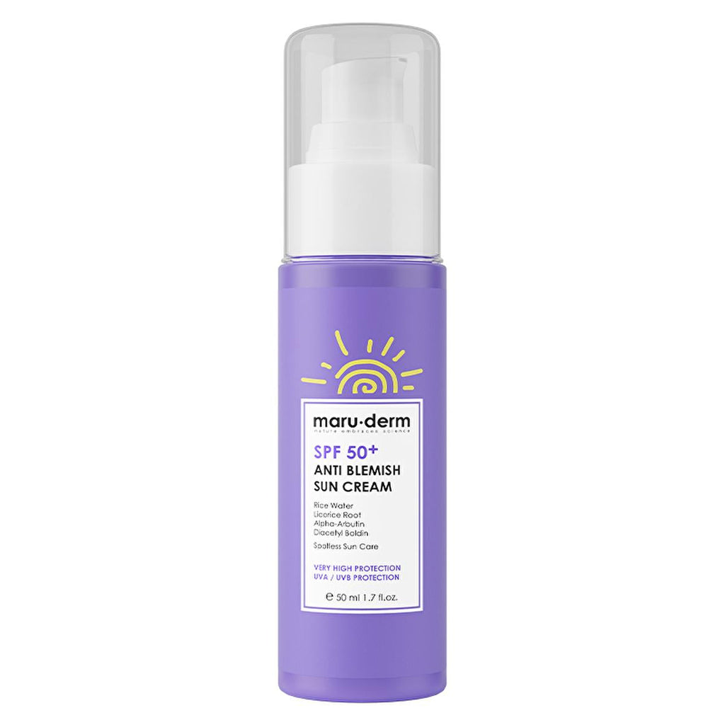 Maruderm SPF 50+ Anti-Tan Sunscreen Cream for Flawless Skin | 50 ml