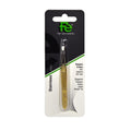 Fe Elegans Gold Plated Flat-Tipped Tweezers for Precision Hair Removal - Fine Tip Structure for Sensitive Areas