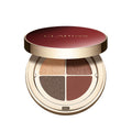 Clarins Ombre 4-Colour Eyeshadow Palette: Maple Gradation for Natural & Warm Eye Makeup Looks - Blendable, Versatile Colors