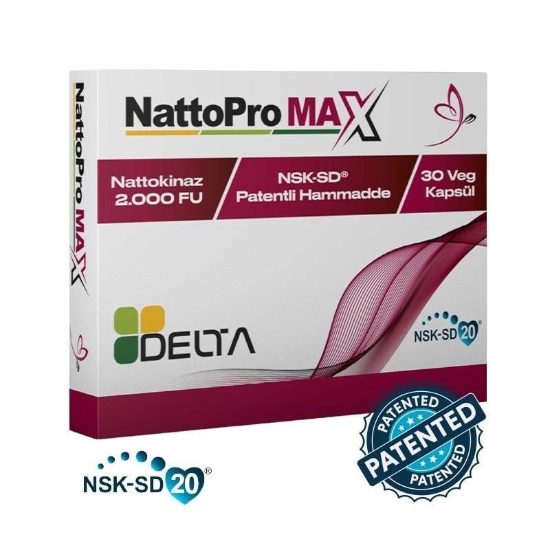 NattoPro MAX - High-Potency Nattokinase Supplement for Cardiovascular Health Support - 30 Capsules