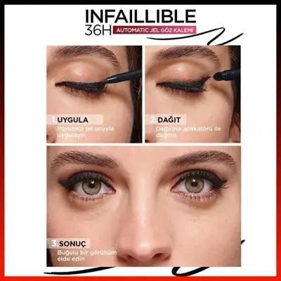 L'Oréal Paris Infaillible Eyeliner - Bronzed Espresso, Long-Lasting Waterproof Eye Makeup with Creamy Texture