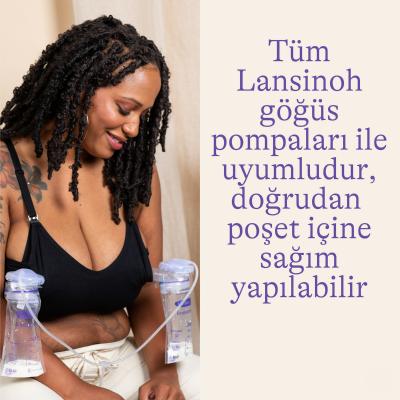 Lansinoh Breast Milk Storage Bags - 50 Count, BPA Free, Leak-Proof & Graduated Design