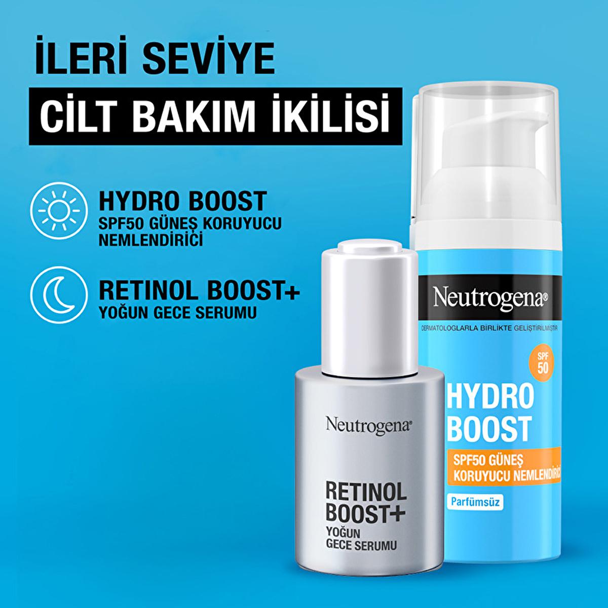 Neutrogena Hydro Boost SPF 50 Sunscreen Moisturizer: Hyaluronic Acid Daily Sun Protection for Face - Non-Greasy, Lightweight