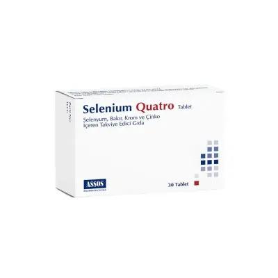 Assos Selenium Quatro: Comprehensive Mineral Supplement - Zinc, Copper, Chromium & Selenium for Immune Support & Antioxidant Protection