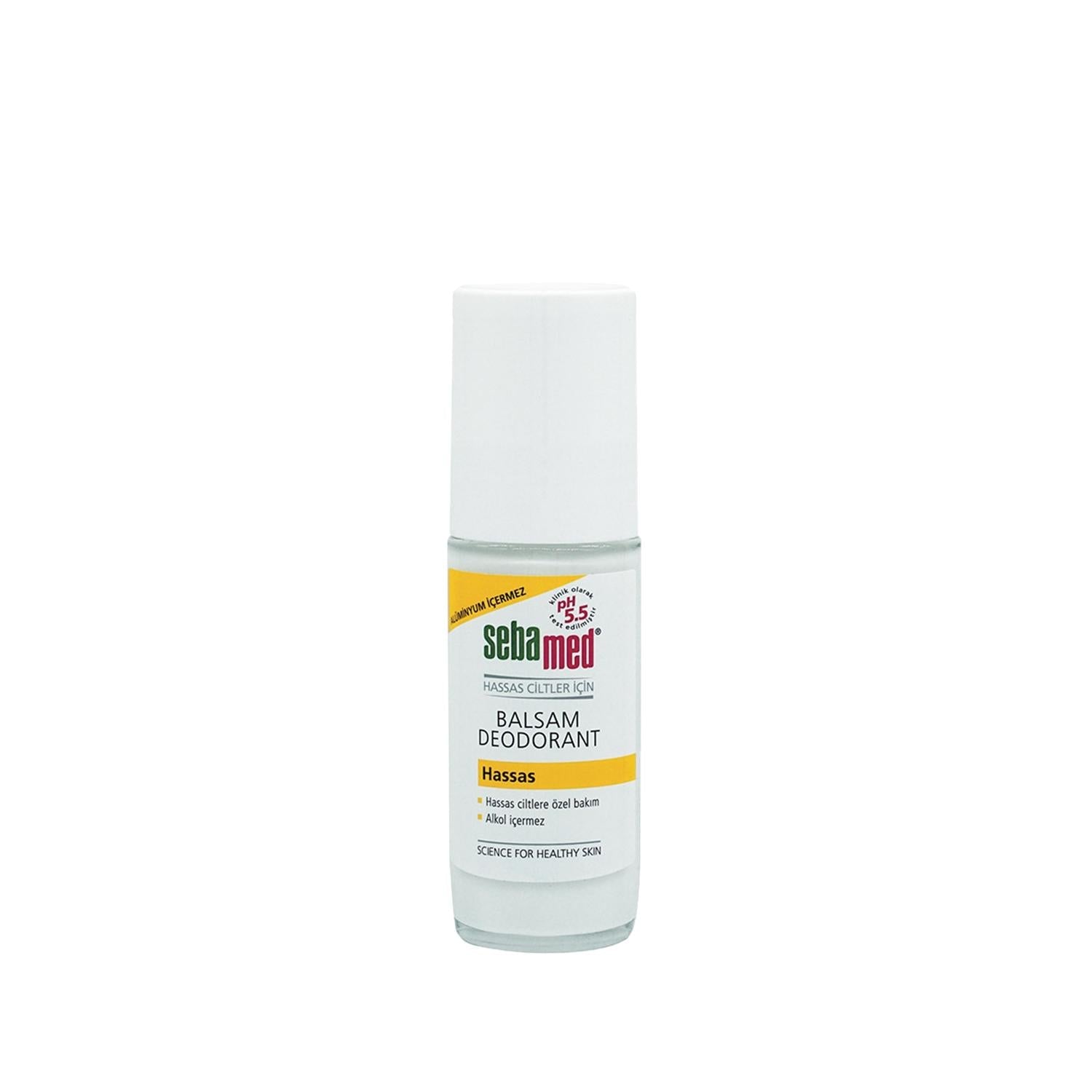 Sebamed Sensitive Skin Roll-On Deodorant Balsam - 50ml Gentle Antiperspirant for Sensitive Skin